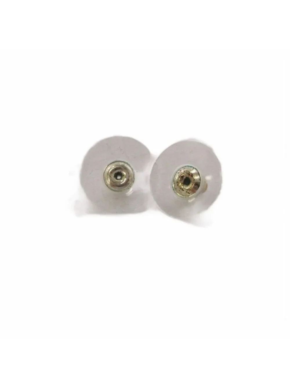 Chanel 24k CC Logo Ribbon Earrings Silver Color Gold KH